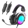 FIFINE H16 7.1 surround-sound-RGB-gaming-headset - zwart