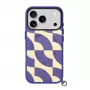 LAUT Keyko Pop-hoes voor iPhone 17 Pro Max, Indigo Tide