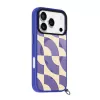 LAUT Keyko Pop-hoes voor iPhone 17 Pro Max, Indigo Tide