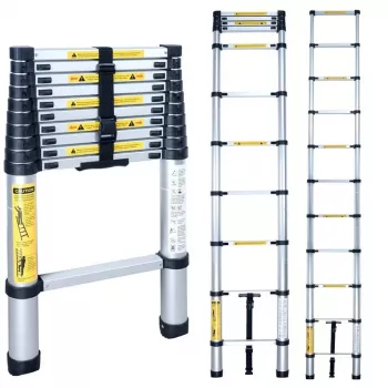 Telescoopladder BL-T380 380 cm, 13 sporten, aluminium, EN131, 150 kg
