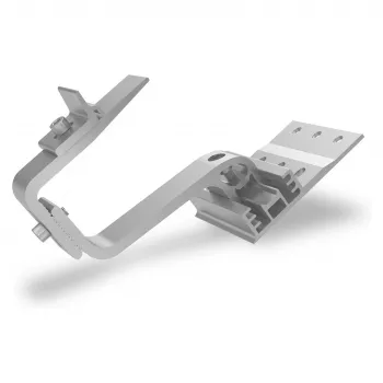 K2 Systems SingleHook 4S dakhaak voor PV-montage, roestvrij staal, in hoogte verstelbaar, TÜV-gecertificeerd