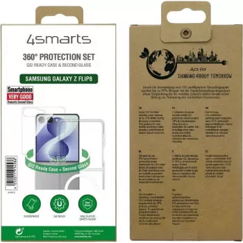 4smarts 360° beschermset voor Samsung Galaxy Z Flip8 - transparant