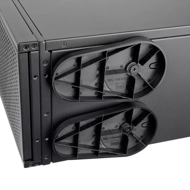 SilverStone RAC-CF4-440 4-kanaals ventilatorcontroller, 5,25 inch bay, 30W per kanaal, zwart