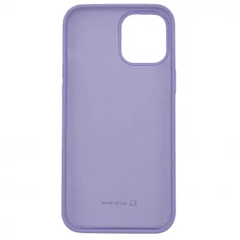 Evelatus Apple iPhone 12 Pro Max premium soft touch siliconenhoes lichtpaars