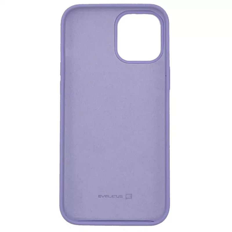 Evelatus Apple iPhone 12 Pro Max premium soft touch siliconenhoes lichtpaars