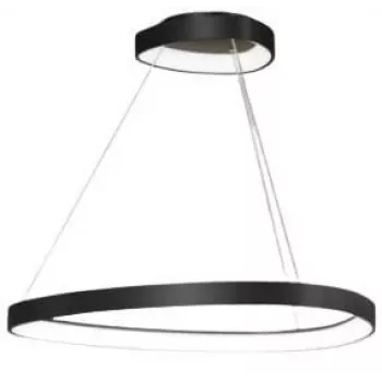 Kotila 62cm mat zwarte metalen hanglamp E27