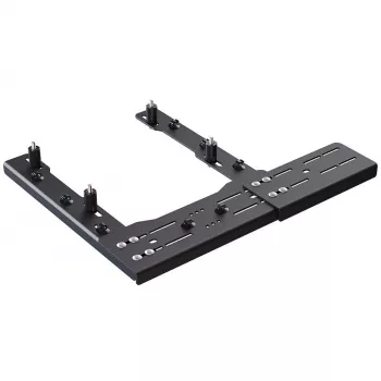 VIRPIL Controls stoelbevestiging verlengingsplaat, 140mm - zwart