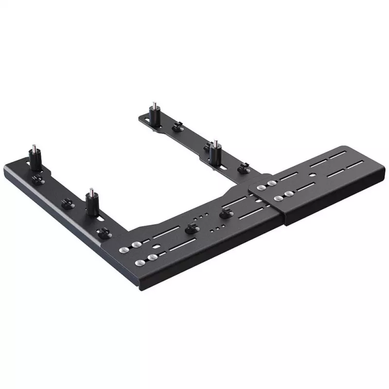 VIRPIL Controls stoelbevestiging verlengingsplaat, 140mm - zwart