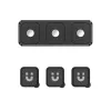 UNITEK SnapHold magnetische kabelorganizer voor het bureau (set van 3+1), zwart