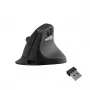 Keychron M5-A29 Verticale PixArt 3311 1K Zwart Ergonomische Draadloze Gaming-muis