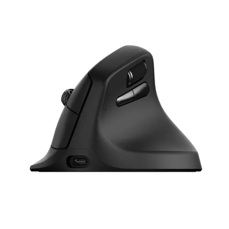 Keychron M5-A29 Verticale PixArt 3311 1K Zwart Ergonomische Draadloze Gaming-muis