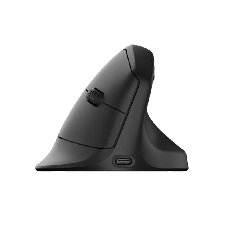 Keychron M5-A29 Verticale PixArt 3311 1K Zwart Ergonomische Draadloze Gaming-muis