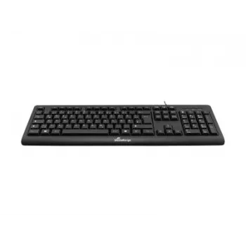 MediaRange MROS109-GR bedrade USB-toetsenbord, QWERTY Grieks layout, zwart, 105 toetsen, membraan, 1,5 m kabel
