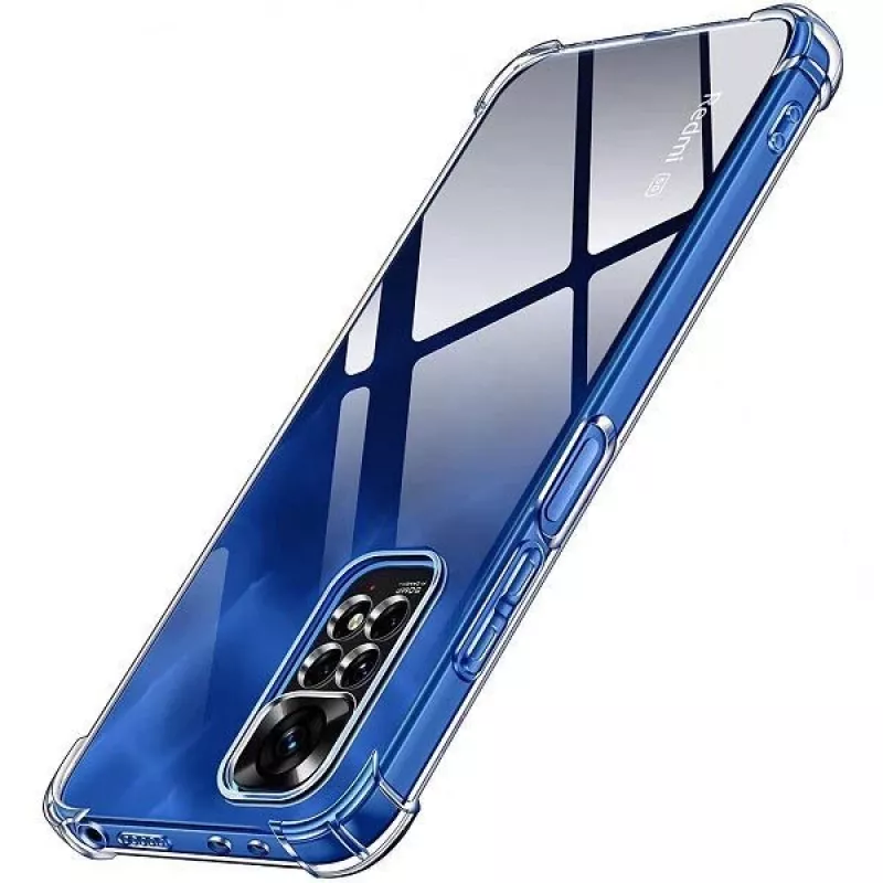 Evelatus Xiaomi Redmi Note 11/11S Military Shockproof siliconenhoes TPU transparant