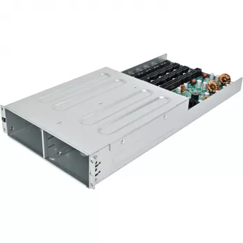 SilverStone SST-CPB01 1U 1+1 redundant CRPS-stroomverdeelbord met kooi, tot 2400 W