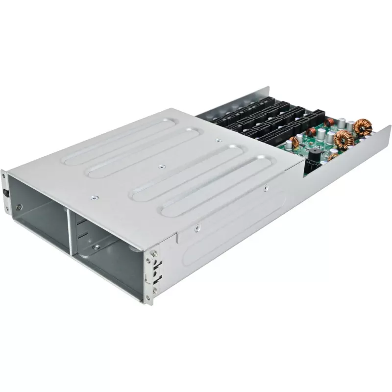 SilverStone SST-CPB01 1U 1+1 redundant CRPS-stroomverdeelbord met kooi, tot 2400 W