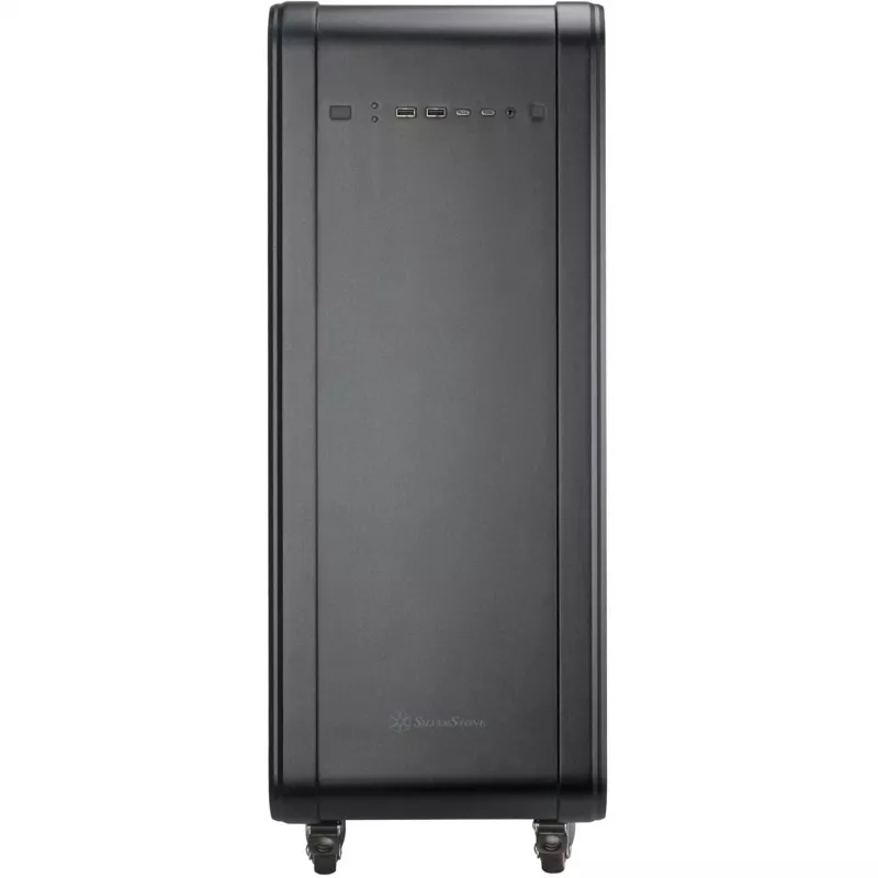 SilverStone Technology ALTA G1M Micro-ATX tower behuizing - zwart, gehard glas, 90° moederbordrotatie, 180mm Air Penetrator ventilator