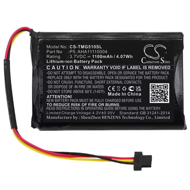 Cameron Sino accu voor TomTom GO 510/520, VIA 62
