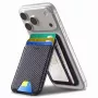 ESR Classic RFID magnetische wallet stand met MagSafe, carbon fiber zwart