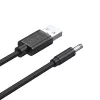 UNITEK USB naar DC 3,5x1,35mm stroomkabel 5V 2A 1,5m zwart