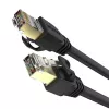 UNITEK Cat.7 S/FTP 2,0 m ethernet-patchkabel, 10 Gbit/s, 600 MHz, vergulde RJ45-stekkers, zwart
