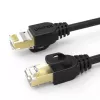 UNITEK Cat.7 S/FTP 2,0 m ethernet-patchkabel, 10 Gbit/s, 600 MHz, vergulde RJ45-stekkers, zwart