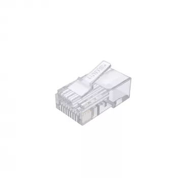 UNITEK 100-pack Cat.6 Pass-Through RJ45 modulaire stekkers (UTP, 23-26AWG, vergulde contacten)