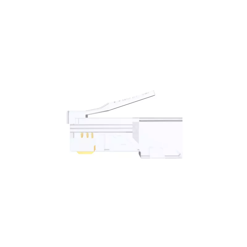 UNITEK 100-pack Cat.6 Pass-Through RJ45 modulaire stekkers (UTP, 23-26AWG, vergulde contacten)