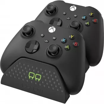 Venom Twin Docking Station voor Xbox Series X|S en Xbox One - dubbele controller-laadstation met 2x NiMH 850 mAh accu's - LED-indicatoren - zwart
