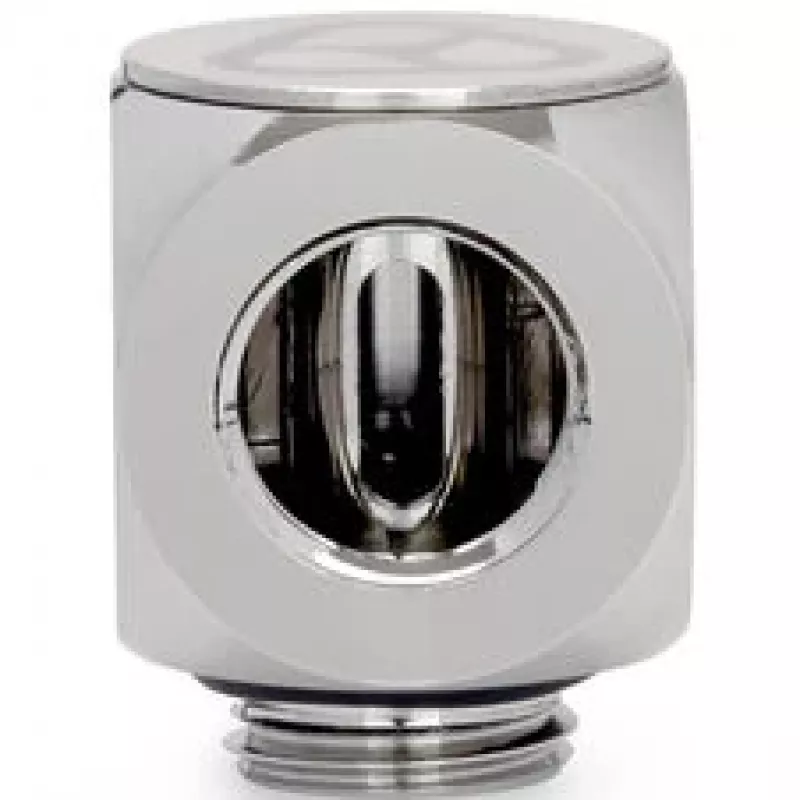 Thermal Grizzly DeltaMate Rotary 90° adapter G1/4 inch - glanzend nikkel