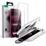 ESR Ultra-Fit Classic gehard glas schermbescherming 2-pack voor iPhone 17 Pro / 18 Pro - zwart