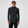 Berghaus 24/7 Tech Tee LS HZ Jet Black heren langarm-halfzip-top