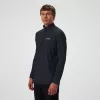 Berghaus 24/7 Tech Tee LS HZ Jet Black heren langarm-halfzip-top