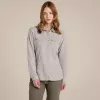 Craghoppers NosiLife Adventure LS Shirt III dames reisoverhemd - Soft Mushroom