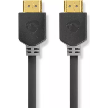 Nedis High Speed HDMI-kabel met Ethernet 5,00 m antraciet 4K@60Hz ARC 18 Gbps