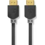 Nedis High Speed HDMI-kabel met Ethernet 5,00 m antraciet 4K@60Hz ARC 18 Gbps