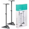 Stagg SMOS-10 SET paar stalen monitorluidsprekerstandaards met telescopische hoogteverstelling