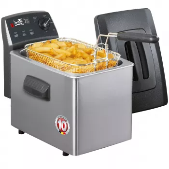FRITEL TURBO SF friteuse 4L 2800W antraciet metallic/zilver