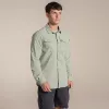 Craghoppers NosiLife Adventure LS Shirt III - heren-reishemd, Bay Leaf, medium