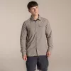 Craghoppers NosiLife Loukkos langemouwenhemd - Pebble - XL