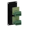 CAYMON CASY142/B 19 inch 1U rackpaneel met 2 Neutrik SpeakON NL4MP aansluitingen, zwart