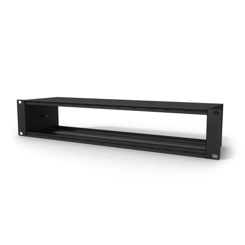 CAYMON CASY142/B 19 inch 1U rackpaneel met 2 Neutrik SpeakON NL4MP aansluitingen, zwart
