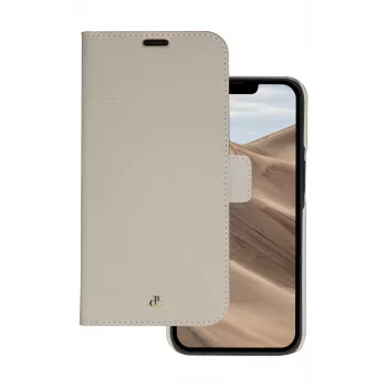 dbramante1928 New York 2-in-1 wallet-hoes voor iPhone 14 Pro, volledig nerfleer, Sand Dune