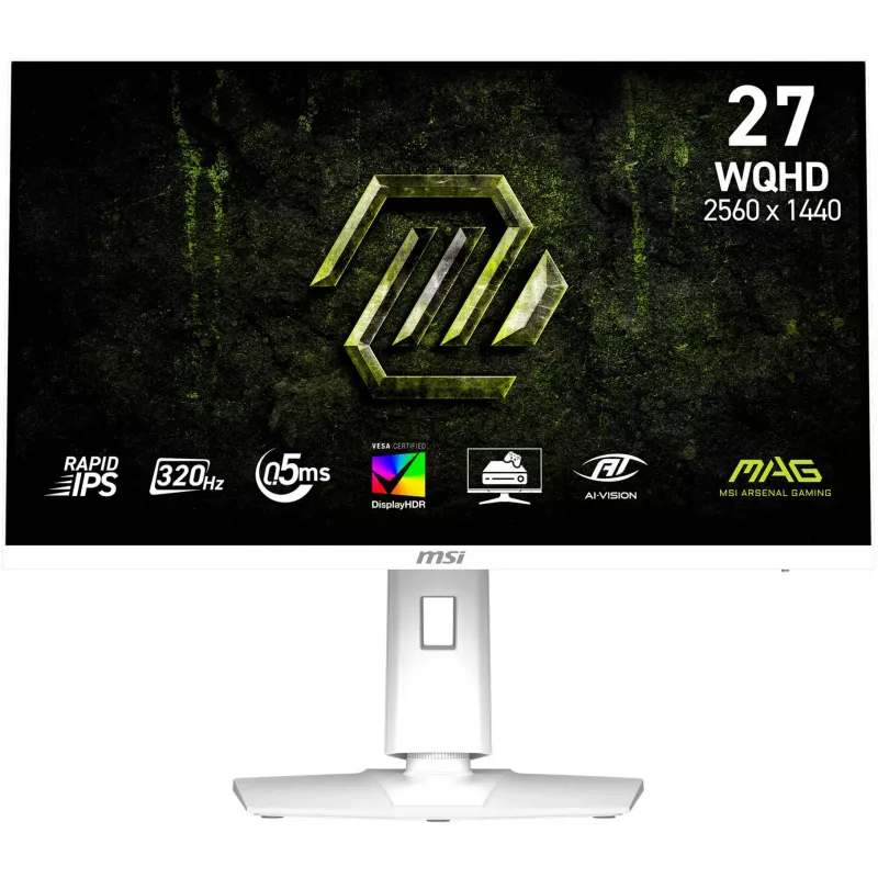 MSI MAG274QRFWDEX32 27 inch WQHD Rapid IPS gaming-monitor, 180Hz, 1ms, Quantum Dot, KVM, USB-C