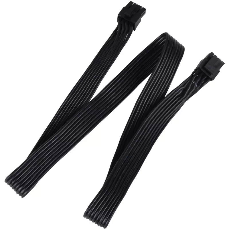SilverStone Technology SST-PP05-MBEPS EPS 8-pin verlengkabel - blauw/zwart, 300mm