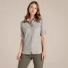 Craghoppers NosiLife Adventure LS Shirt III dames reishemd - Soft Mushroom, XS