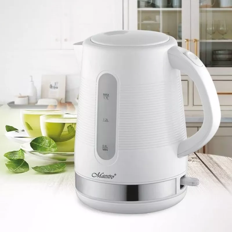 Maestro MR-035-WHITE waterkoker 1,7L 2200W wit kunststof