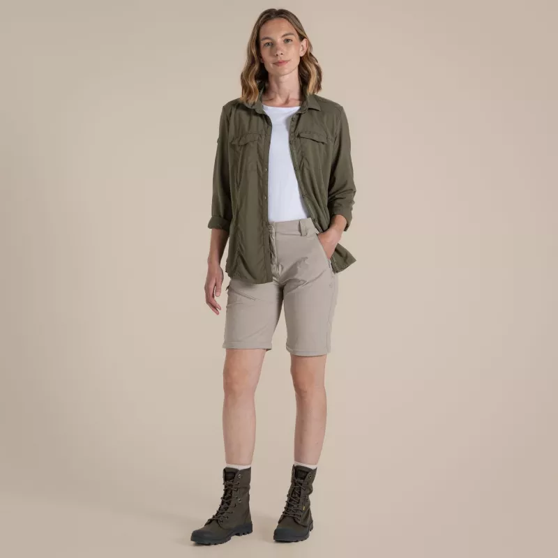 Craghoppers NosiLife Pro verstelbare broek III dames Soft Mushroom maat M