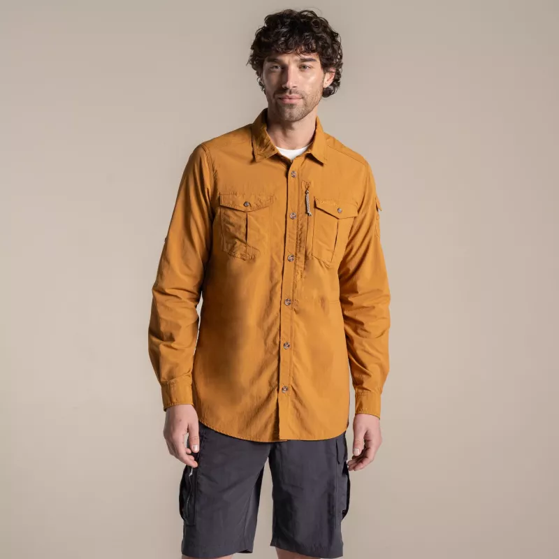 Craghoppers NosiLife Adventure LS Shirt III - Deep Henna, maat L