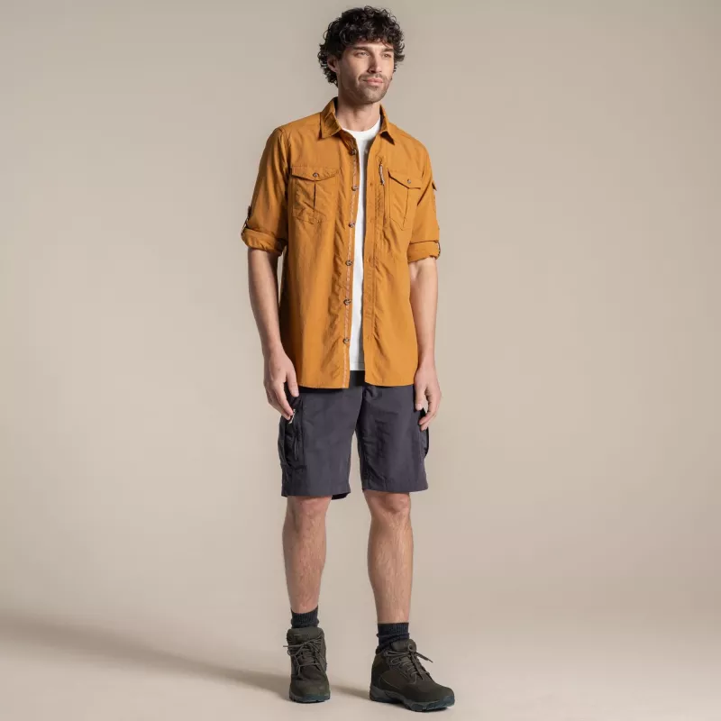 Craghoppers NosiLife Adventure LS Shirt III - Deep Henna, maat L